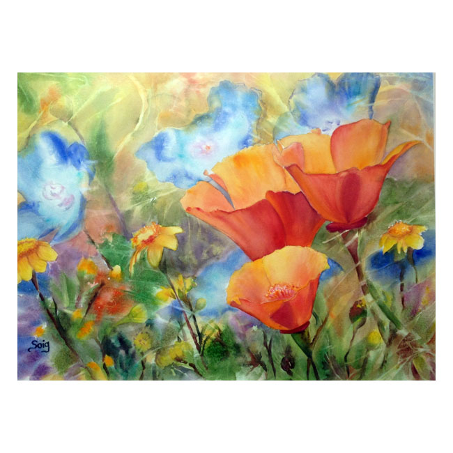 Flores acuarela